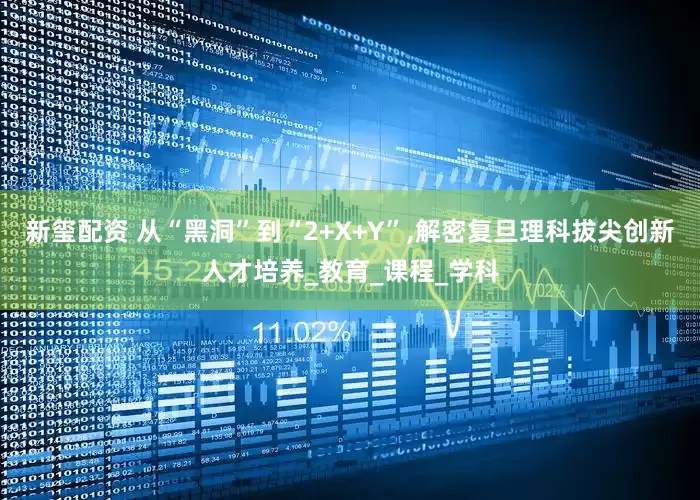 新玺配资 从“黑洞”到“2+X+Y”,解密复旦理科拔尖创新人才培养_教育_课程_学科